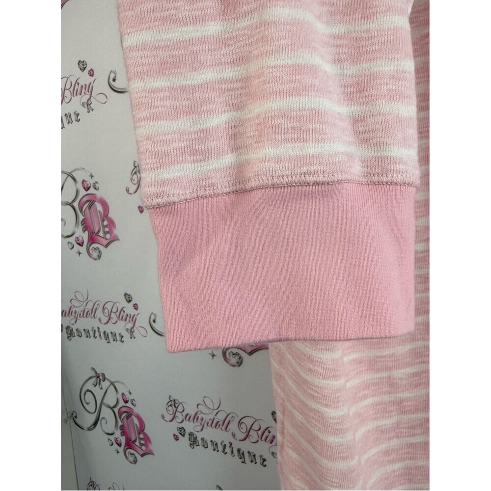 Lauren Ralph Lauren sweater hoodie Light Pink Half-Zip Hooded Pullover - Picture 8 of 14